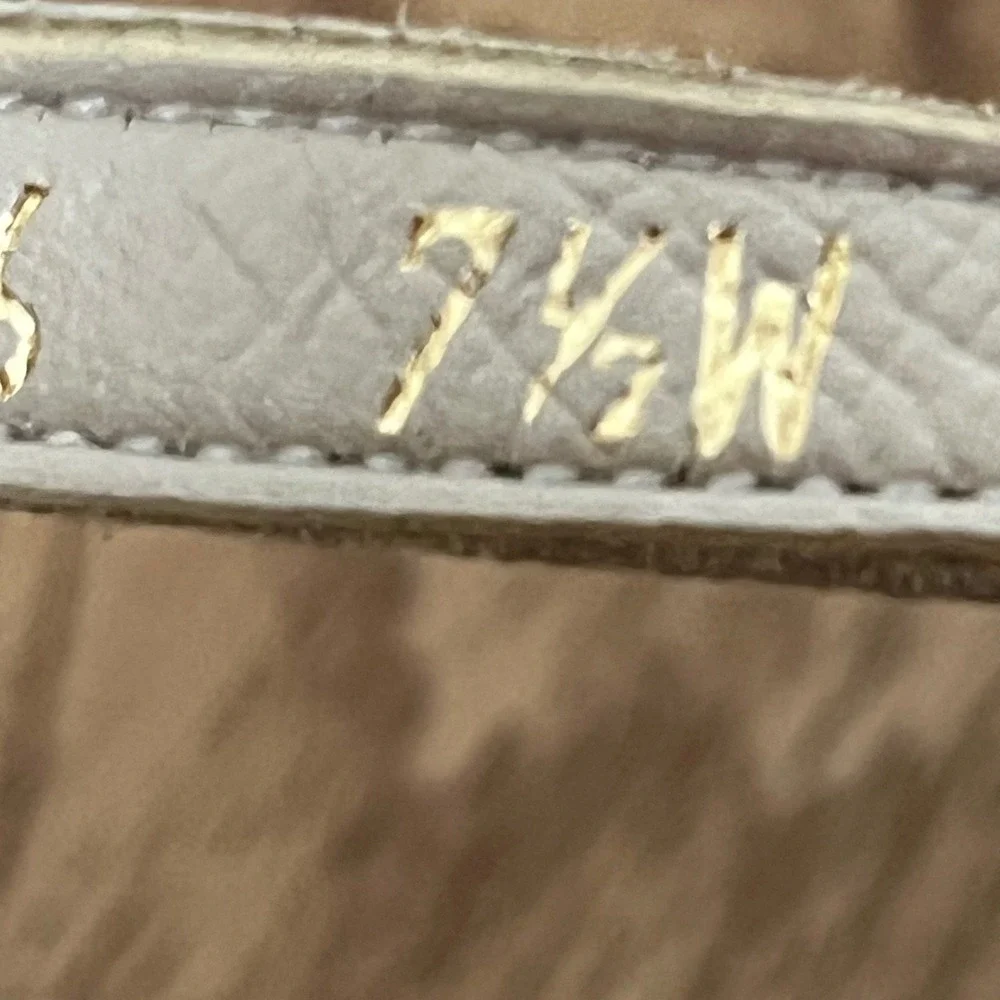 SAS Bone Patent Leather Strippy Quarter Strap‎ Wedge 7.5W Strappy Bow